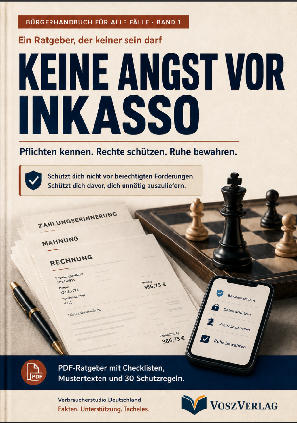 Cover: Keine Angst vor Inkasso